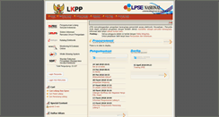 Desktop Screenshot of latihan-lpse.lkpp.go.id